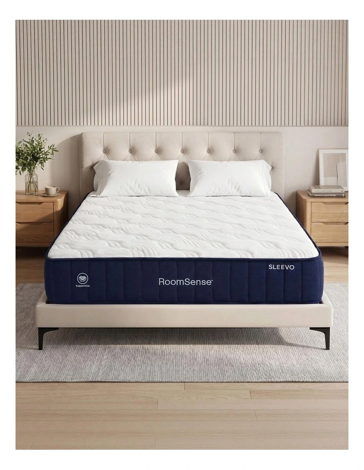 RoomSense Queen Mattress 26cm, Firm Orthopedic Pocket Spring Hybrid, Back Pain Relief image 1