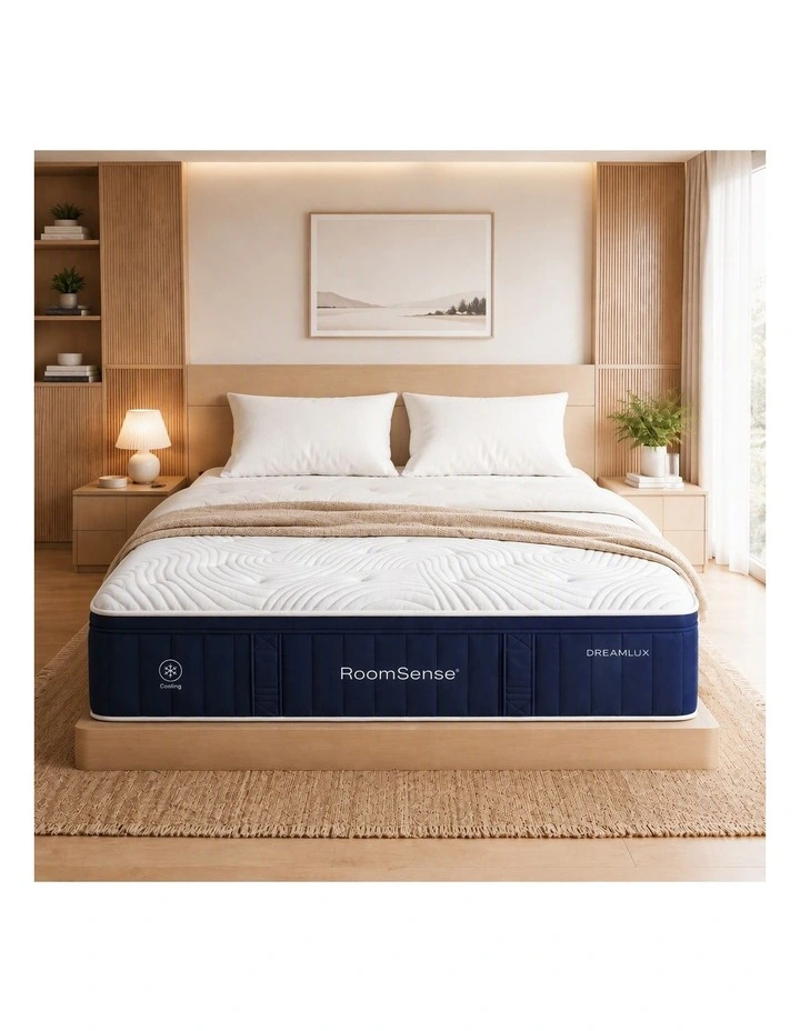 RoomSense Double Mattress 34cm, Medium Hybrid, Tencel Cooling Pocket Spring, Back Pain Relief image 7