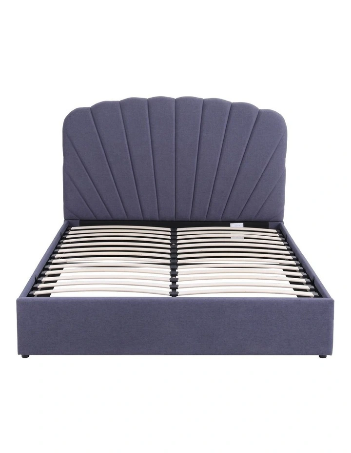 Artiss Queen Bed Frame with Lift Up Storage and USB Ports Grey image 3