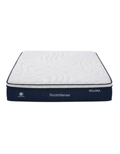 RoomSense Queen Mattress 30cm, Medium Firm Hybrid, Latex Lumbar Support, Pocket Spring