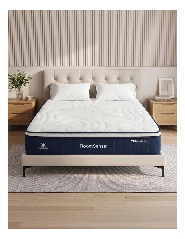 RoomSense Double Mattress 30cm, Medium Firm Hybrid, Latex Lumbar Support, Pocket Spring image 1