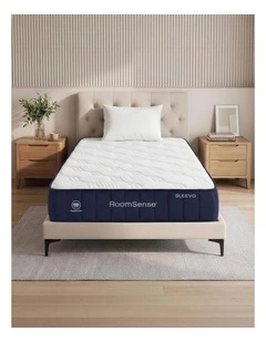 RoomSense Single Mattress 26cm, Firm Orthopedic Pocket Spring Hybrid, Back Pain Relief