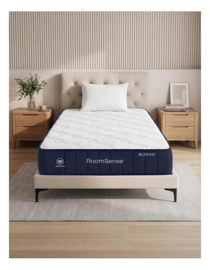 RoomSense Single Mattress 26cm, Firm Orthopedic Pocket Spring Hybrid, Back Pain Relief image 1