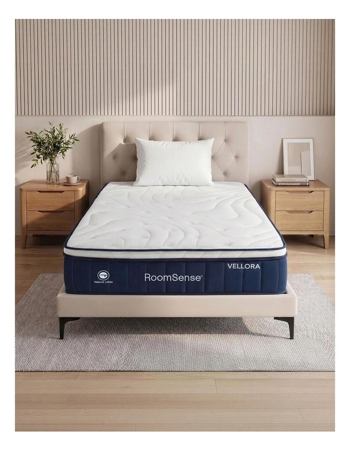 RoomSense Single Mattress 30cm, Medium Firm Hybrid, Latex Lumbar Support, Pocket Spring image 2