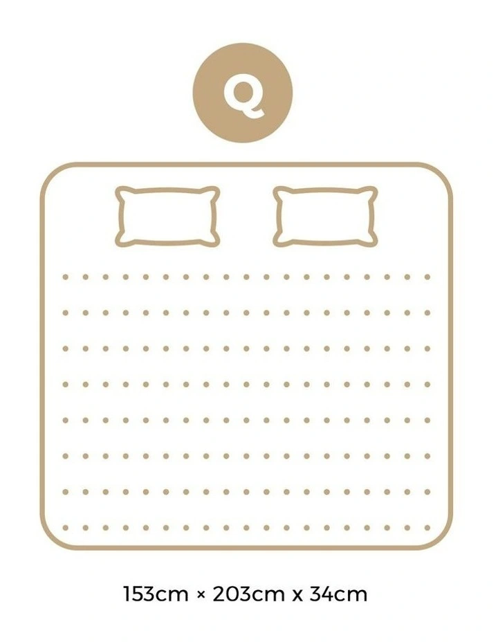 Bedra 34cm Cool Gel Foam Mattress - Queen image 3
