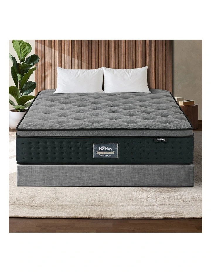 Bedra Queen Mattress Euro Top Spring Medium Firm Motion Isolation 34cm image 7