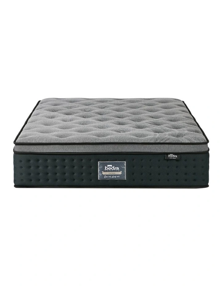 Bedra Double Mattress Euro Top Spring Medium Firm Motion Isolation 34cm image 2