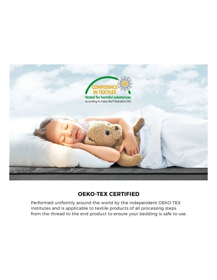Bedra Queen Mattress Bonnell Spring Foam Bed Medium Firm Breathable 16cm image 5