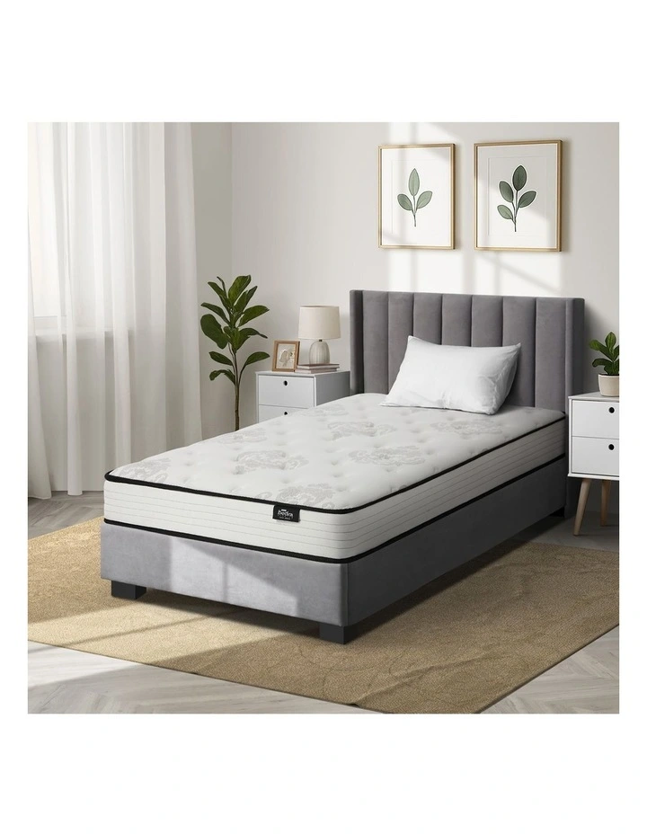 Bedra King Single Mattress Bonnell Spring Foam Bed Medium Firm Breathable 16cm image 4