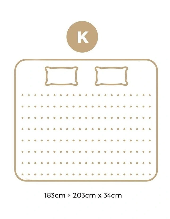 Bedra 34cm Cool Gel Foam Mattress - King image 3