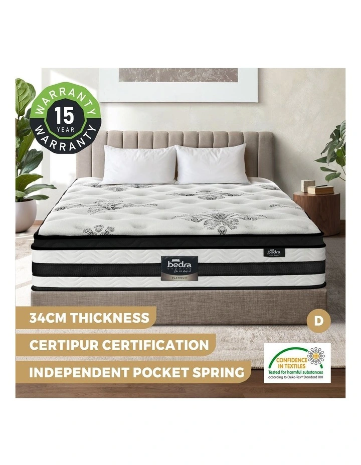 Bedra 34cm Cool Gel Foam Mattress - Double image 4