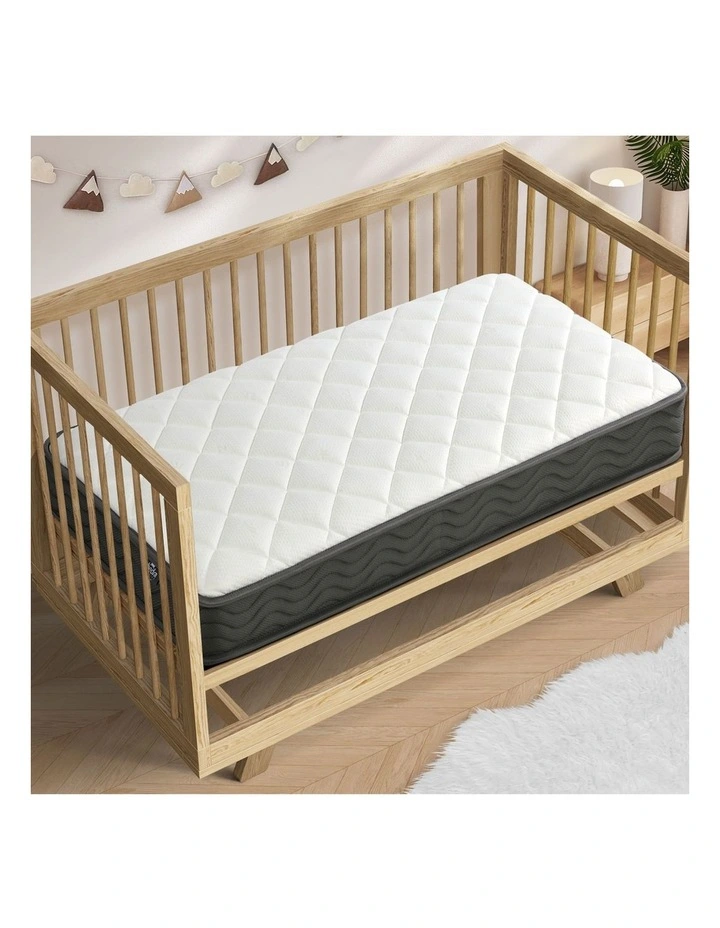 Bedra Baby Cot Mattress Bonnell Spring Foam Kids Bed Edge Breathable 13cm image 4