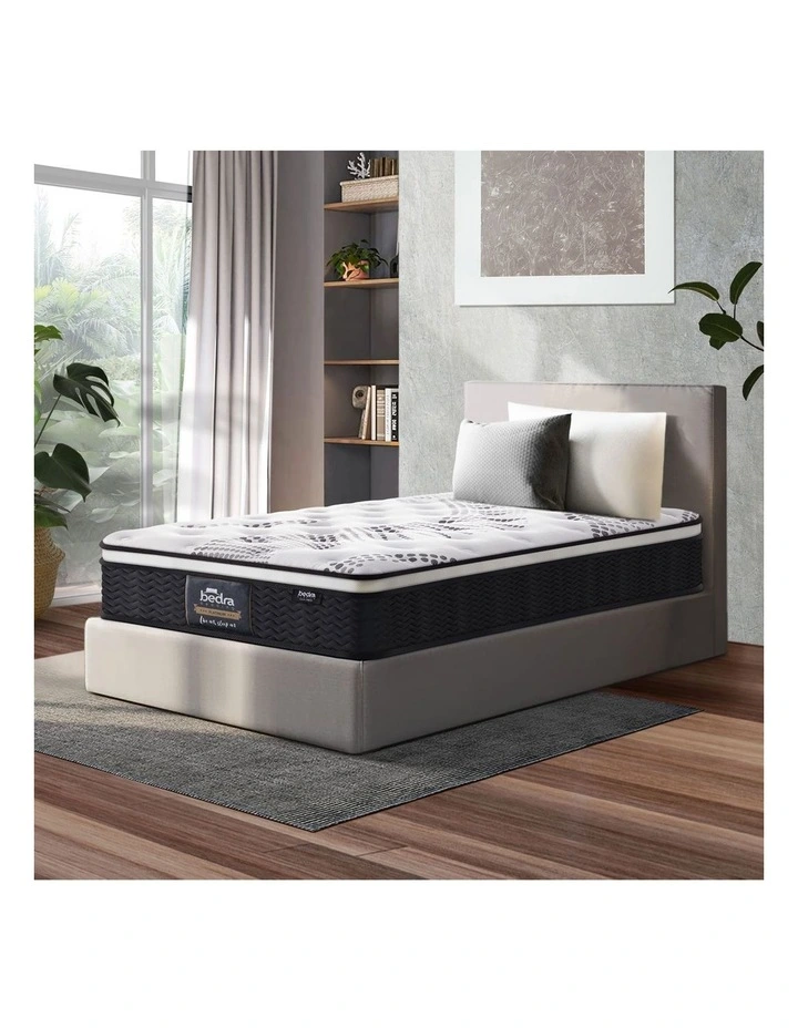Bedra King Single Mattress Cool Gel Foam Euro Top Bed 22cm image 4