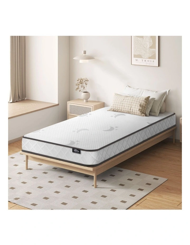 Bedra King Single Mattress Tight Top Bed Bonnell Spring Foam 13CM image 4