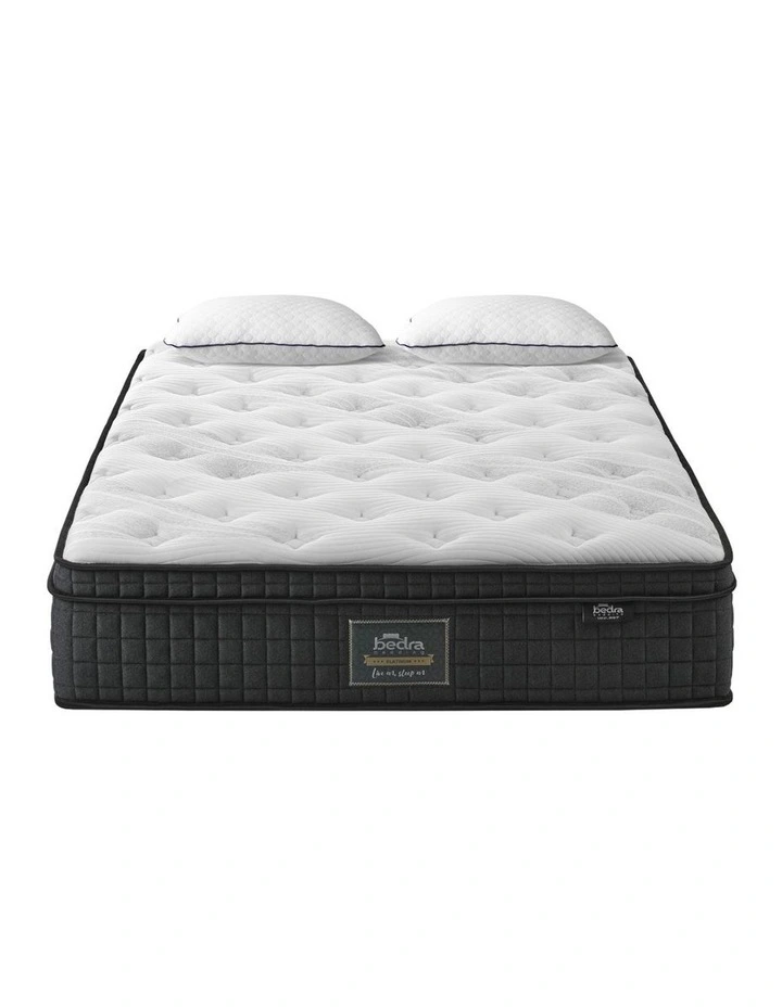 Bedra King Mattress Cool Gel Foam Pocket Spring 34CM with Pillows image 1