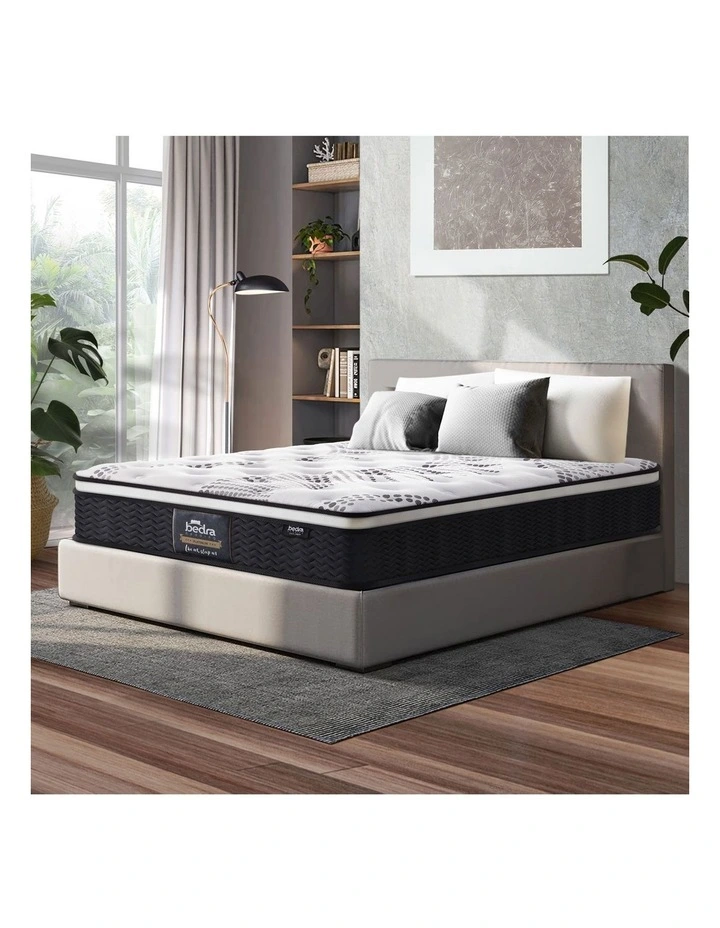 Bedra King Mattress Cool Gel Foam Euro Top Bed 22cm image 4