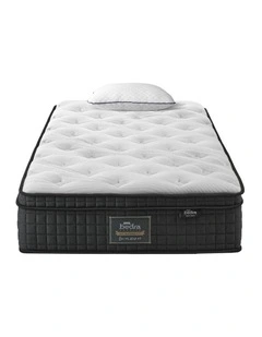 Bedra King Single Mattress Cool Gel Foam Pocket Spring 34CM with Pillow