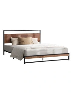Oikiture Metal Bed Frame King Size Beds Base Platform Wood