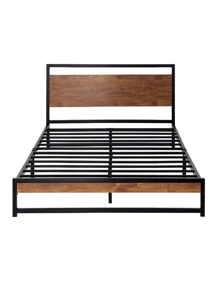 Oikiture Metal Bed Frame King Single Size Beds Base Platform Wood image 2
