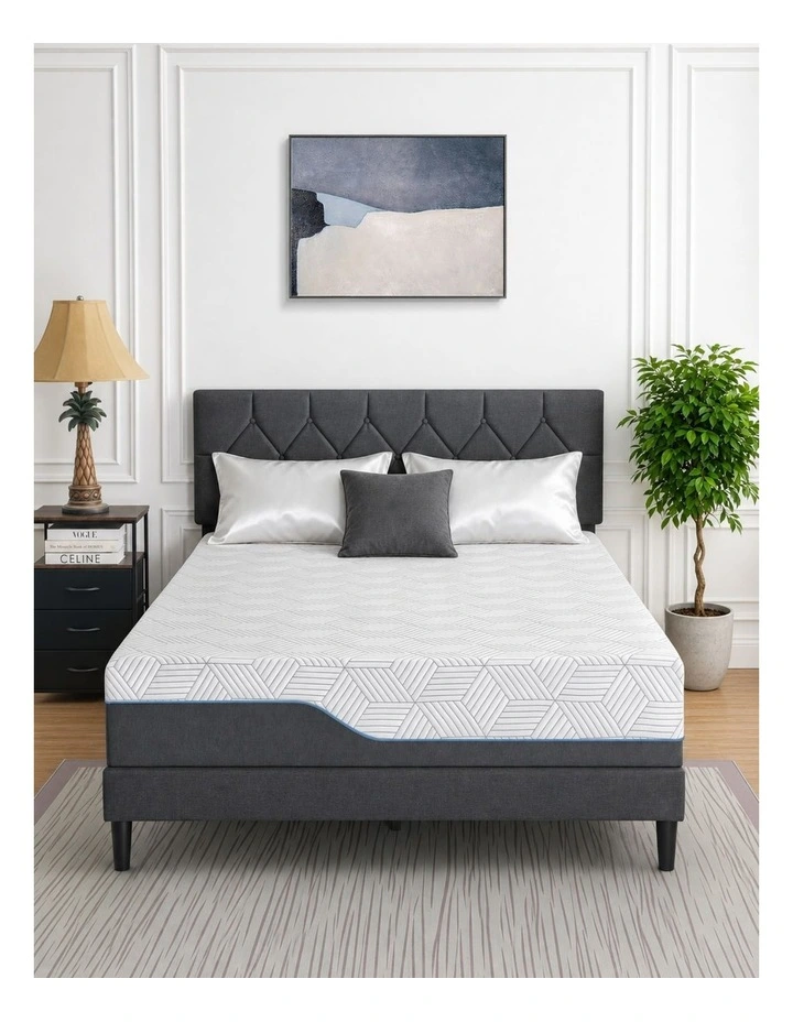 25cm Thick Gel-Infused Cooling Memory Foam Mattress, Medium Mattress in a Box image 1