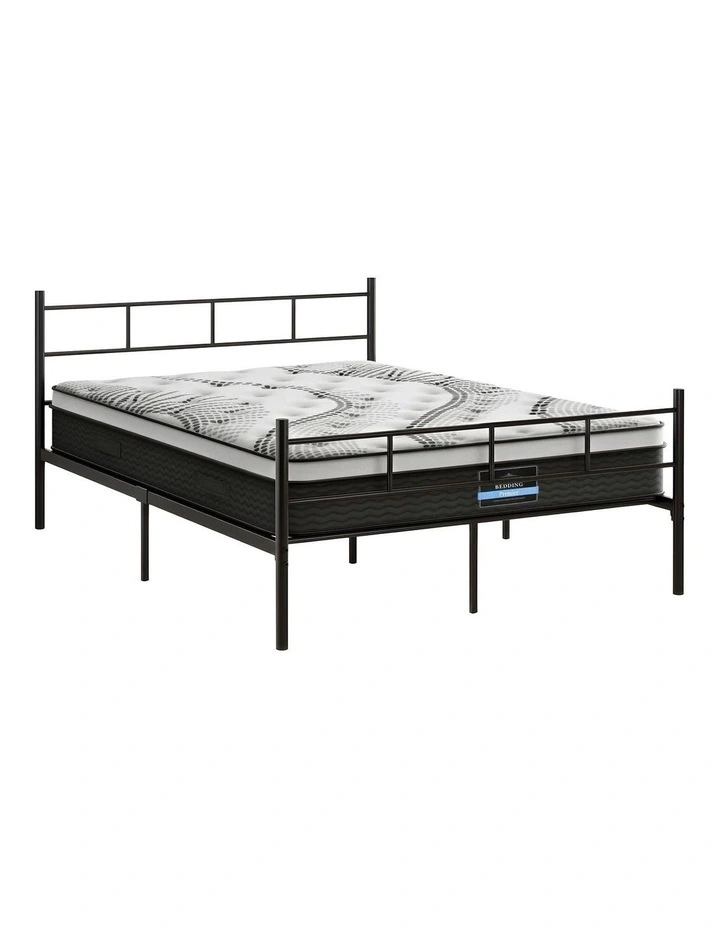 Artiss Bed Frame Double Metal Bed Frames SOL with Mattress image 1