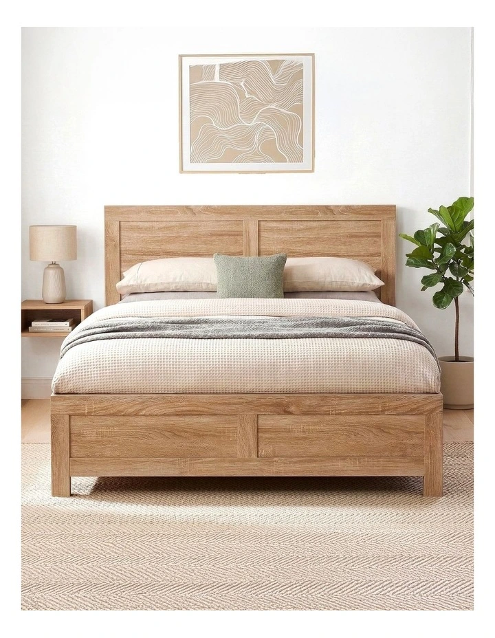Artiss King Single Bed Frame Wooden Bed Base image 4