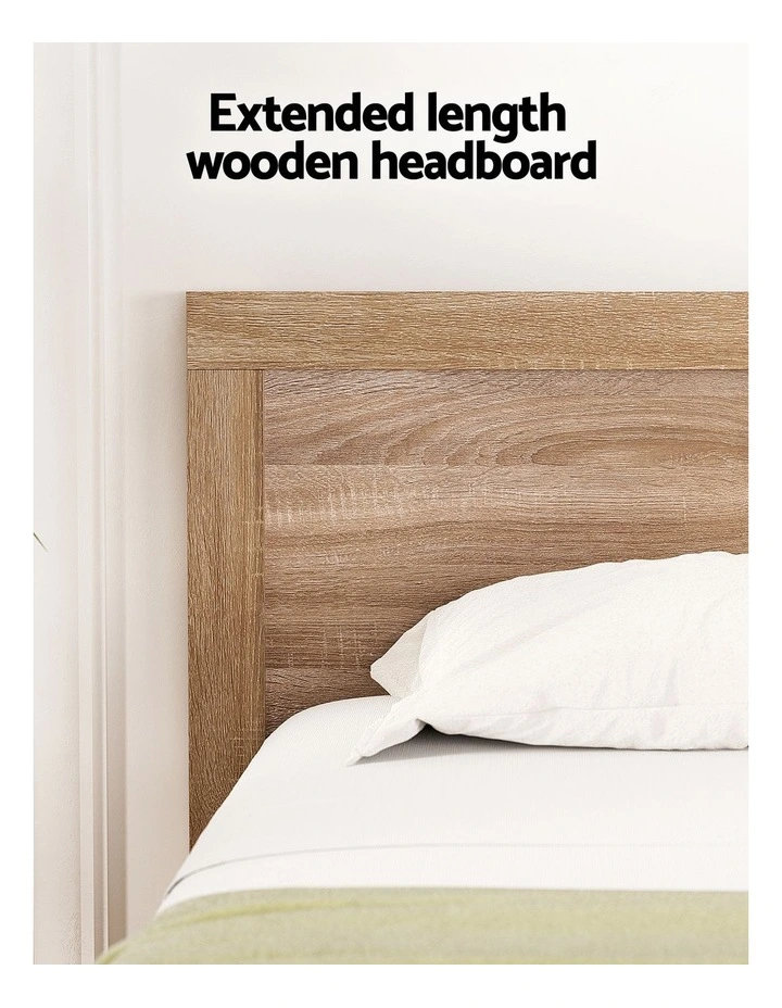 Artiss King Single Bed Frame Wooden Bed Base image 6