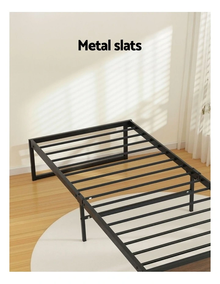 Artiss Bed Frame Metal Frame King Single Bed Base 2 Drawers OSLO image 5