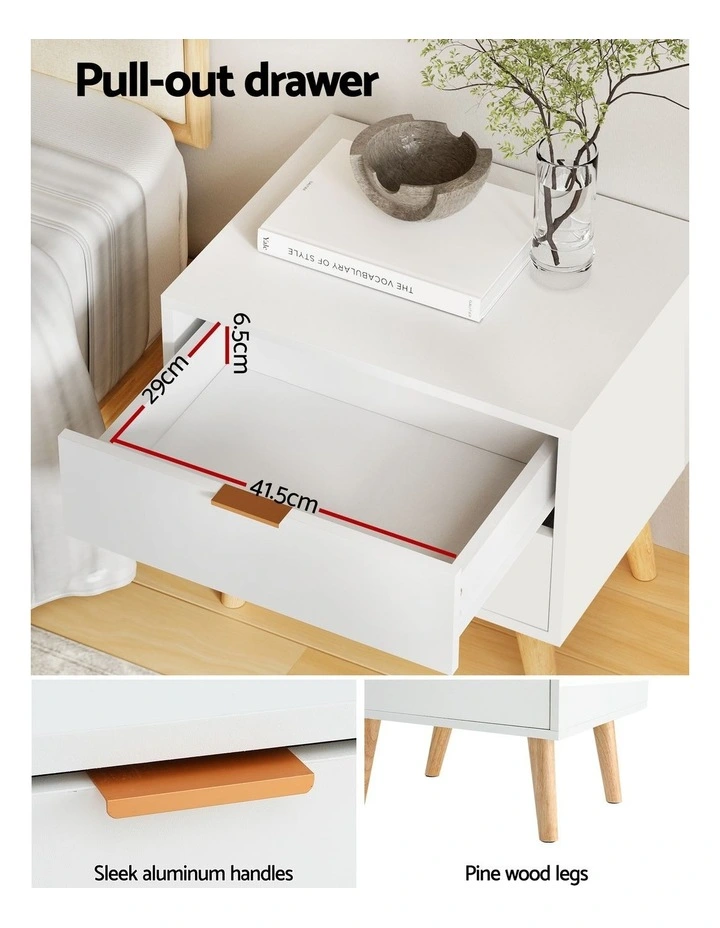 Artiss Queen Bed Frame Bedside Table Set Gas Lift Storage Boucle Headboard image 6
