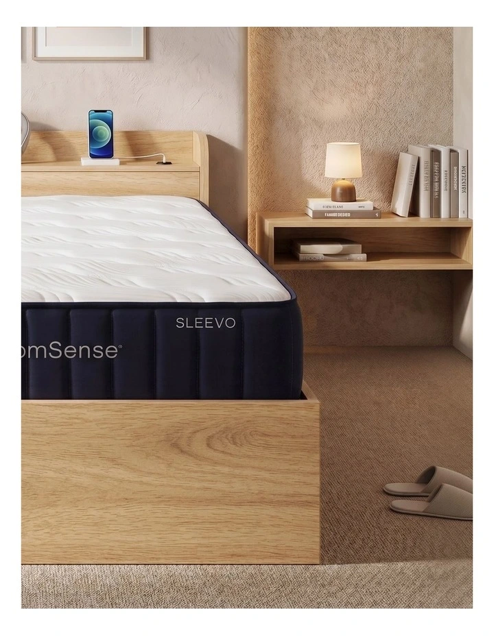 RoomSense Queen Firm Mattress 26cm Bundle with Storage Bed Frame image 2