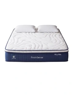 RoomSense Queen 30cm Medium Firm Latex Mattress, 2 Gel Cooling Pillows
