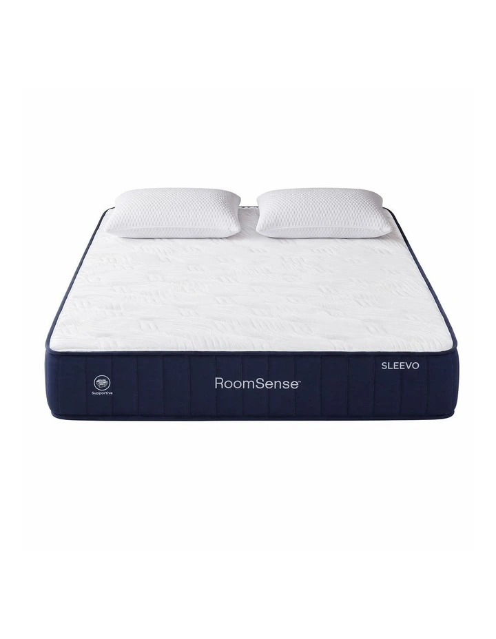 RoomSense Queen 30cm Medium Firm Latex Mattress Bundle with 2 Pillows image 2
