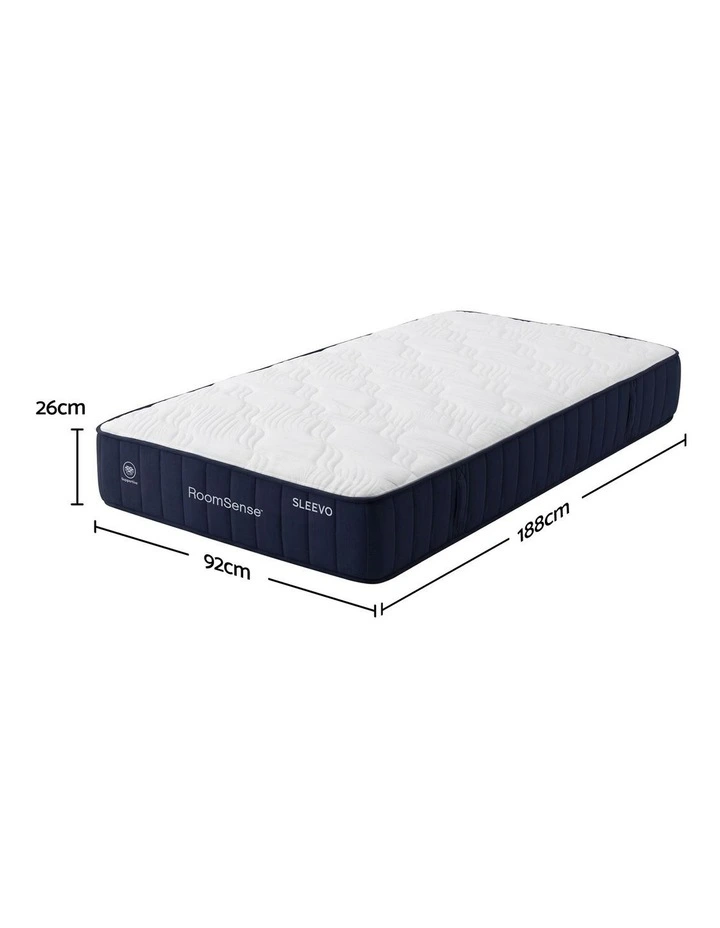 RoomSense Single Firm Mattress 26cm Bundle with Storage Bed Frame image 5