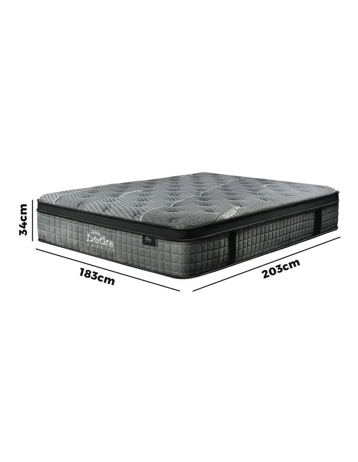 Bedra Mattress 7 Zone Euro Top Latex Pocket Spring 34cm King image 2