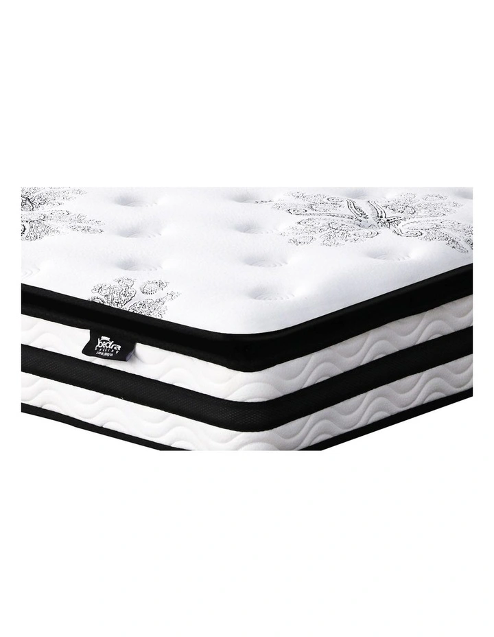 Bedra Queen Mattress Luxury Bed Bonnell Spring Foam 22cm image 7