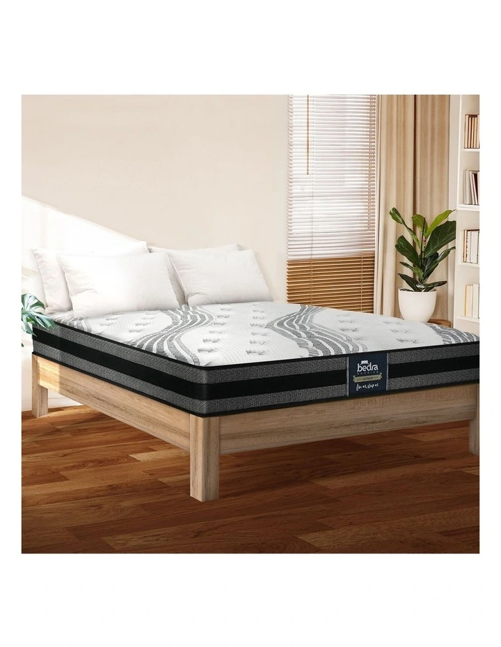 Bedra Mattress Luxury Bed Bonnell Spring Foam Medium 18cm Queen image 4