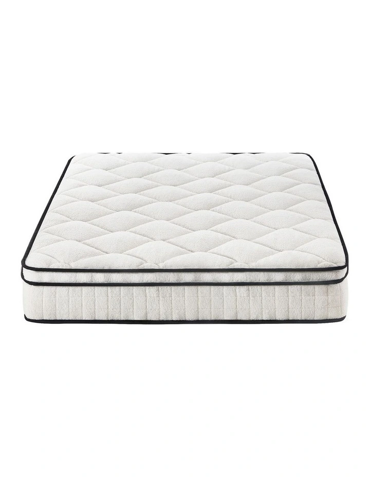 Bedra Mattress Luxury Boucle Fabric Euro Top Pocket Spring Bed 22cm Double image 2