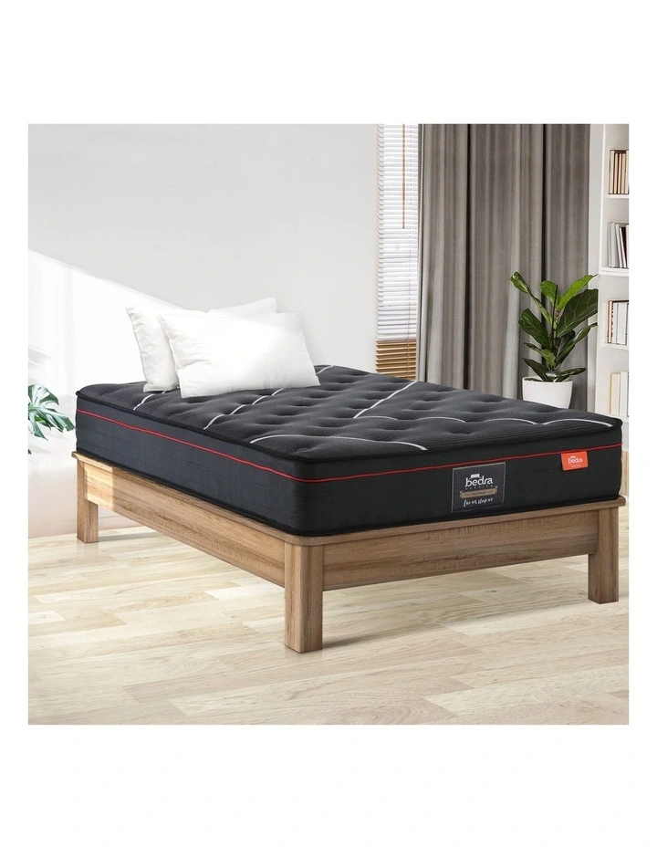 Bedra King Single Mattress Tight Top Bed Cool Gel Foam Pocket Spring 22cm Medium image 4
