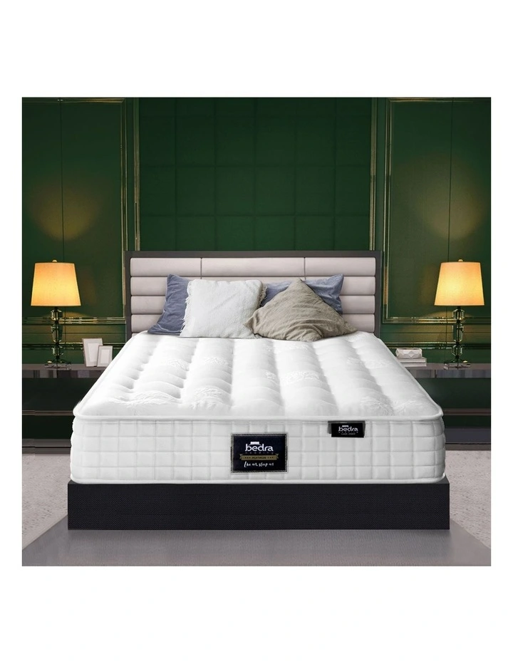 Bedra Mattress Bed Tight Top Pocket Spring Foam Medium Firm 27cm Single image 5