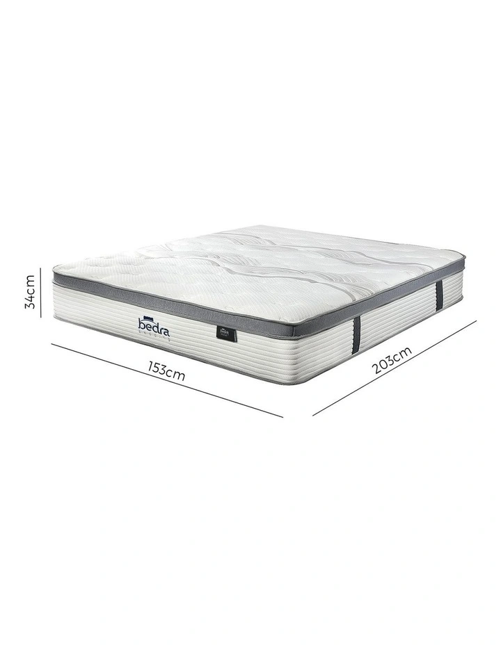 Bedra 7 Zone Mattress Euro Top Pocket Spring Medium Firm Queen image 3