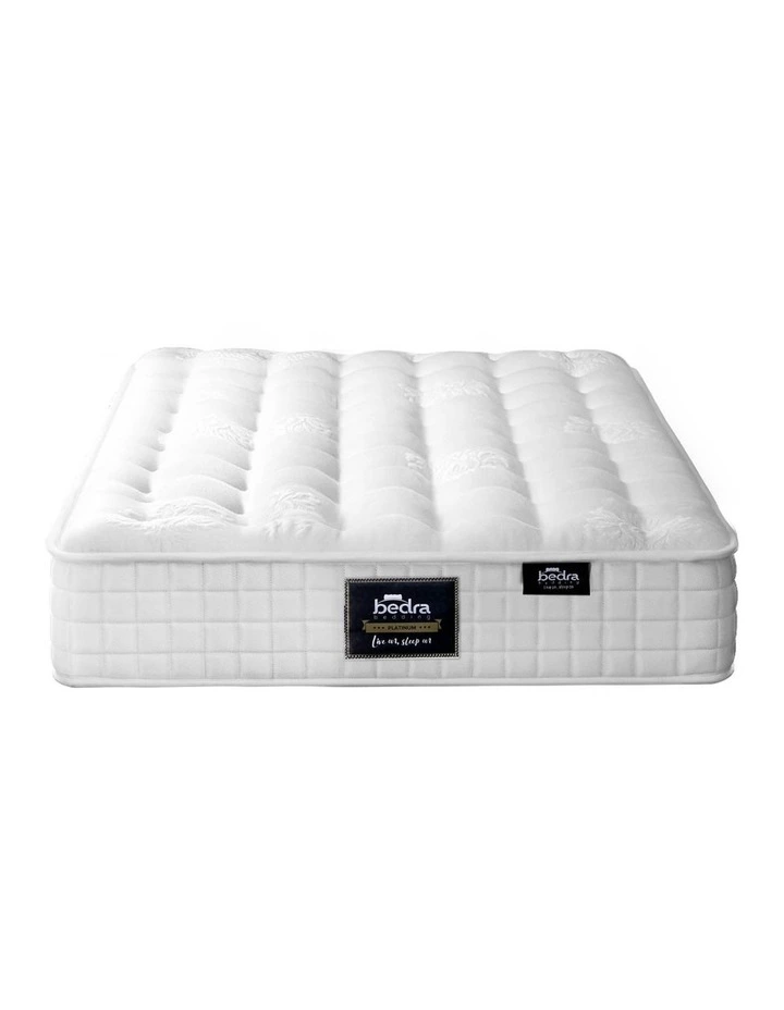 Bedra Mattress Bed Tight Top Pocket Spring Foam Medium Firm 27cm King Single image 1