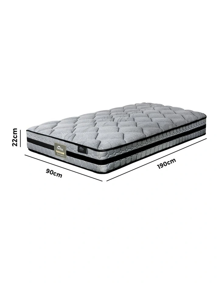 Bedra Mattress 3d Mesh Fabric 7 Zone Pocket Spring 22cm Single image 2