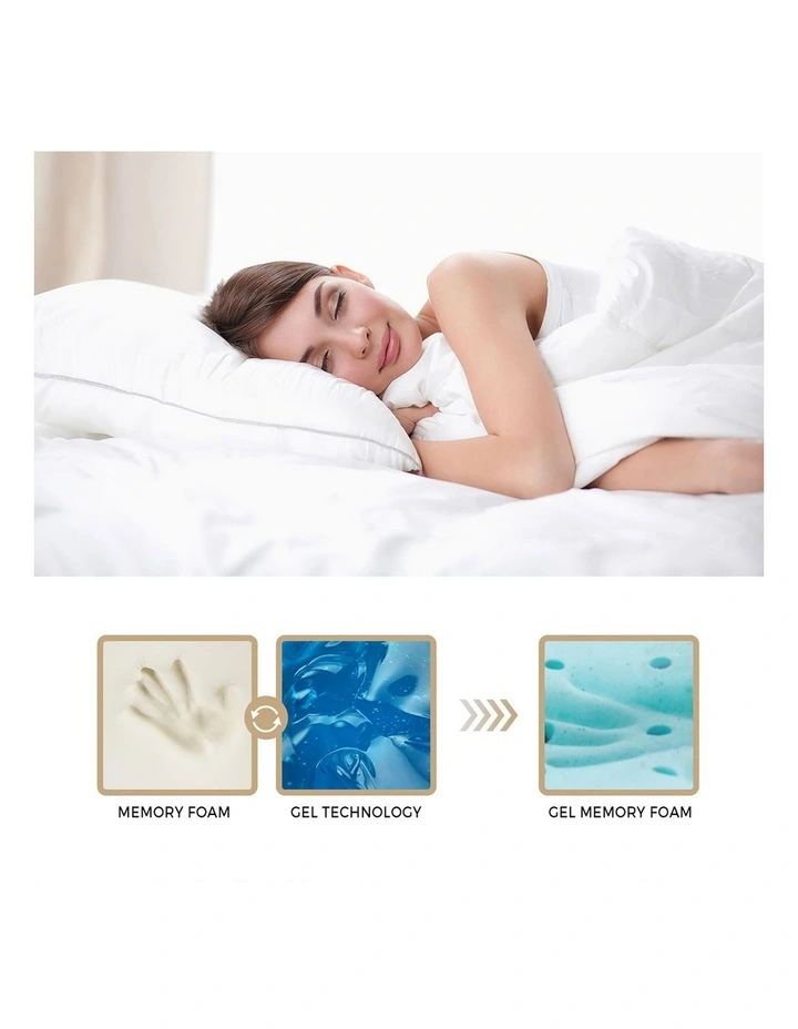 Bedra Mattress Cool Gel Foam Bonnell Spring Pillow Top Bed 22cm Single image 6