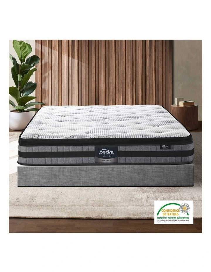 Bedra Mattress Cool Gel Foam Bonnell Spring Pillow Top Bed 22cm Double image 4