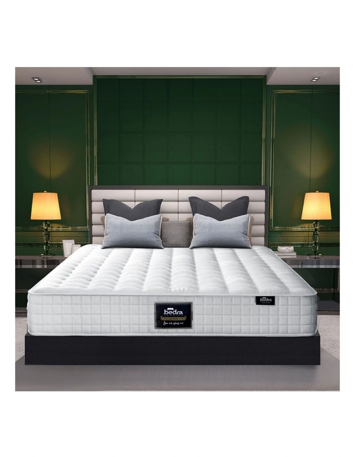 Bedra Mattress Bed Tight Top Pocket Spring Foam Medium Firm 27cm Double image 5