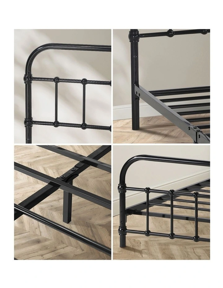 Oikiture Metal Bed Frame King Single Size Bed Base Platform image 6