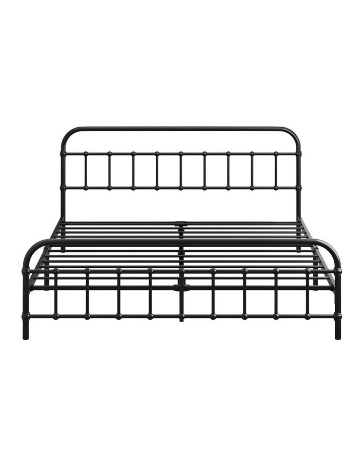 Oikiture Metal Bed Frame Queen Size Bed Base Platform image 2