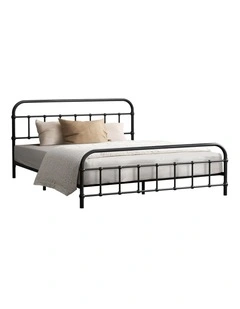 Oikiture Metal Bed Frame Double Size Bed Base Platform