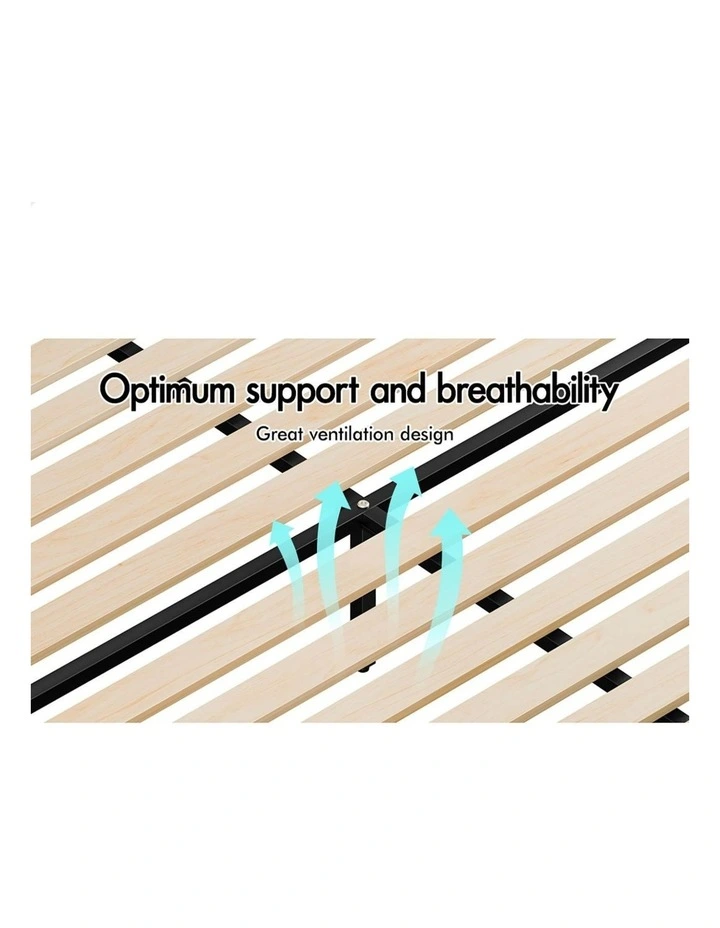 Wooden Bed Frame Single with Bookshelf image 7
