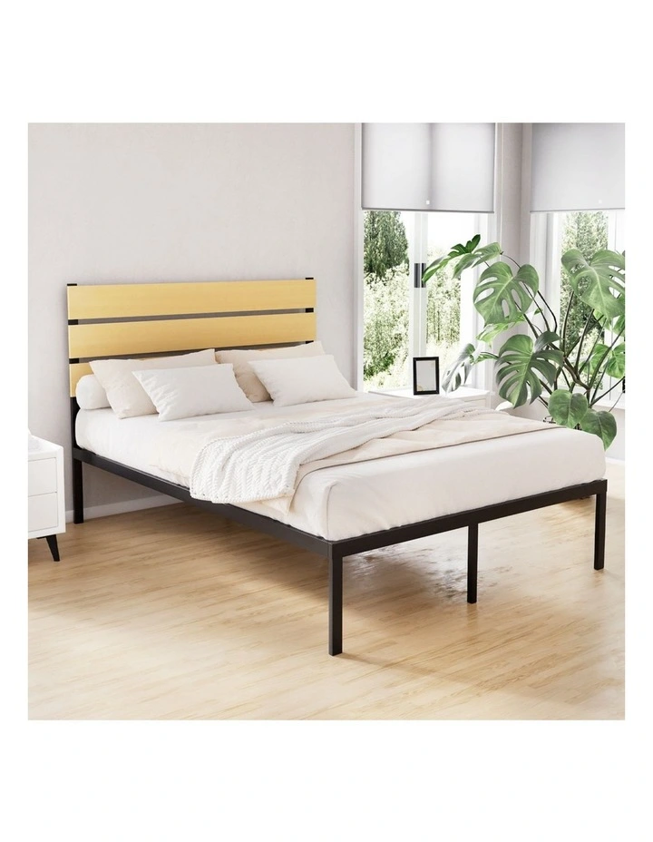 Artiss Bed Frame Double Size Metal Frame PAULA image 3